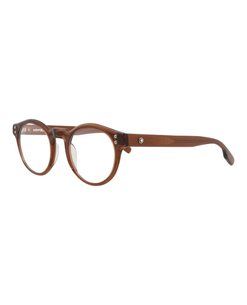 MontBlanc Round-Frame Acetate Optical Frames 2