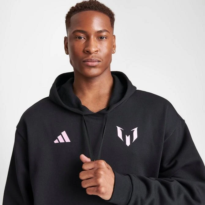 Adidas Men's adidas Messi N&N Fleece Soccer Hoodie 5