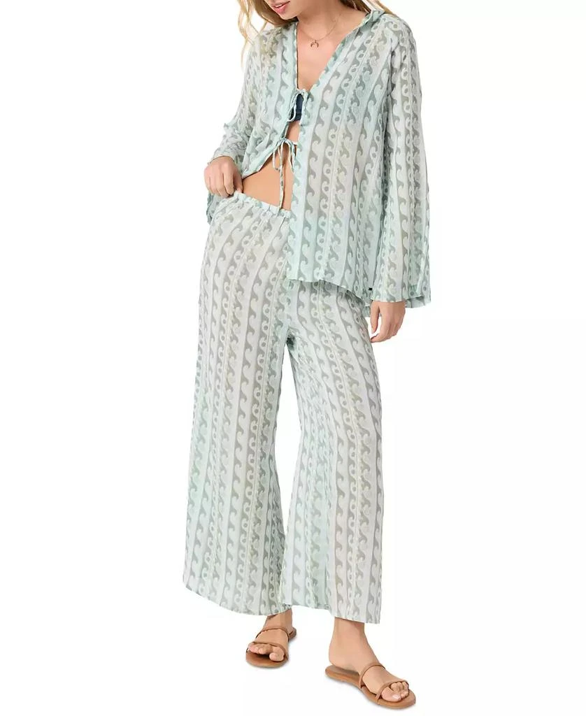 O'Neill Juniors' Regina Printed Cover-Up Pants 1