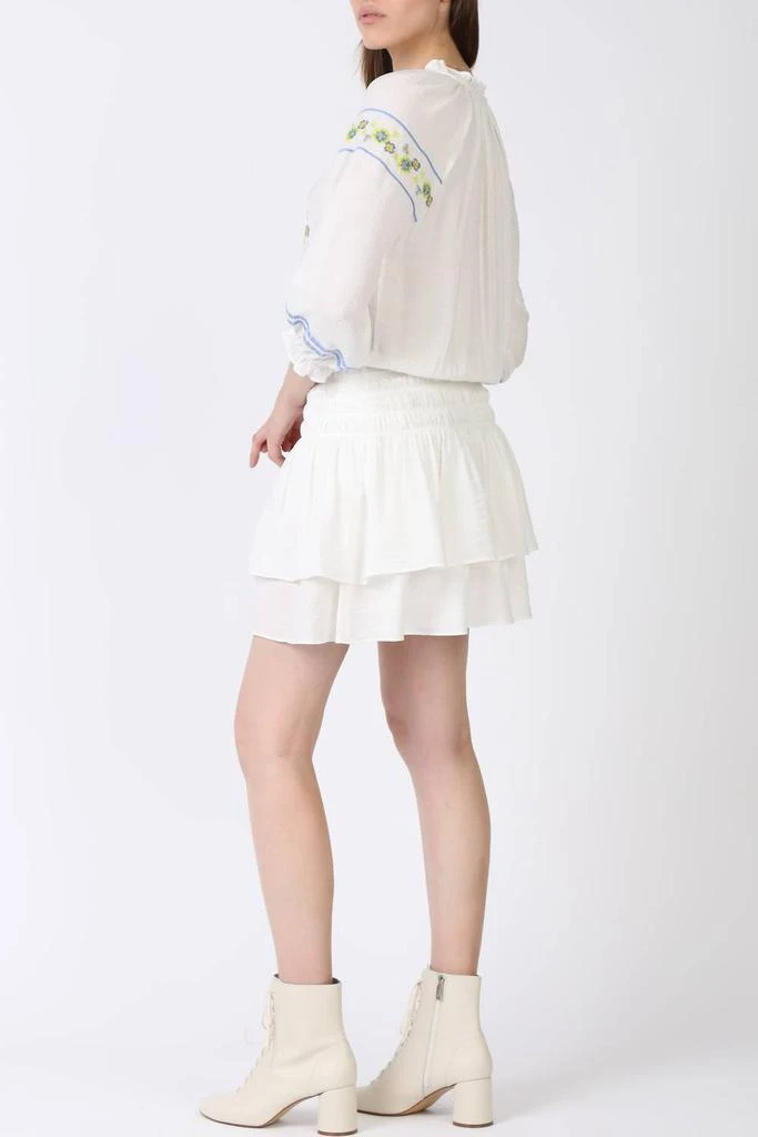 current air Drop Waist Dress In White 2