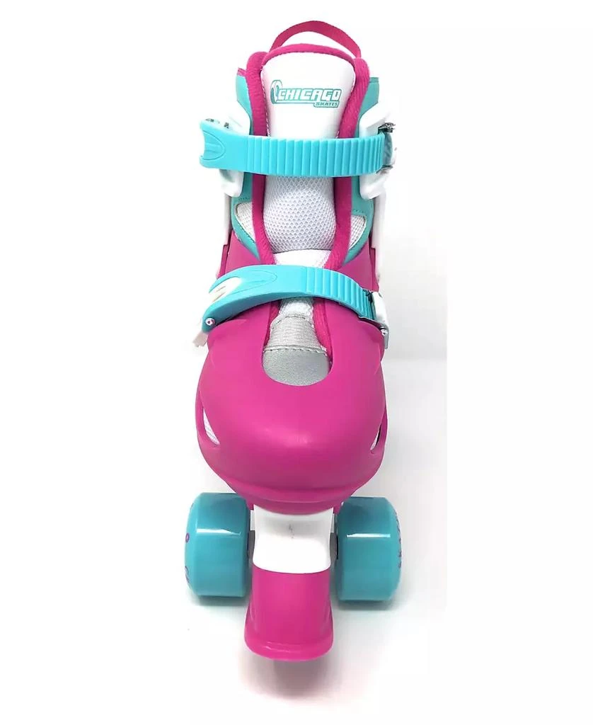 Chicago Skates Chicago Girls Adjustable Quad Roller Skate - Size M (1-4) 1