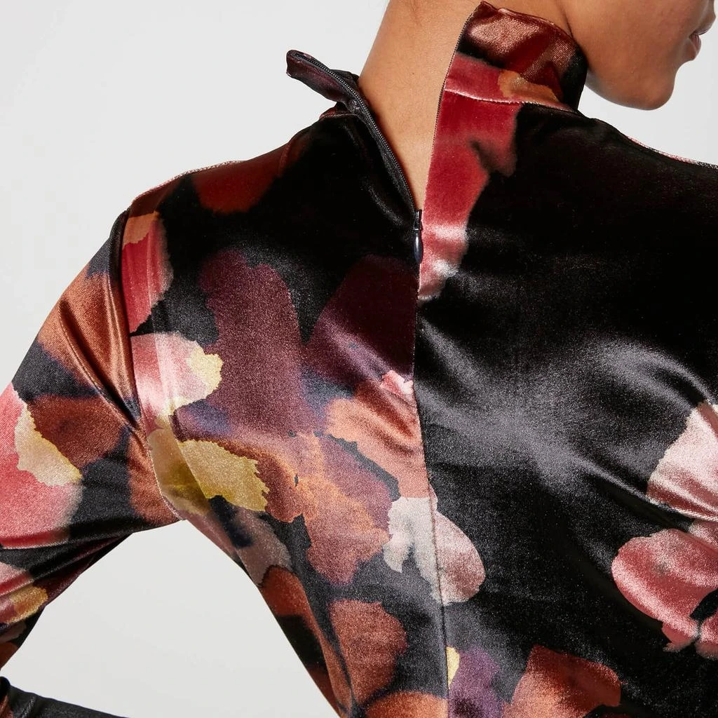 Paul Smith PS Paul Smith Floral-Print Velour Top 4
