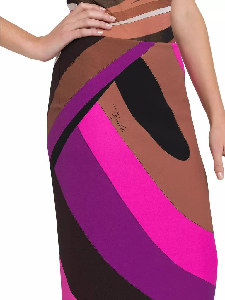 Pucci Colorblock Maxi Skirt 6