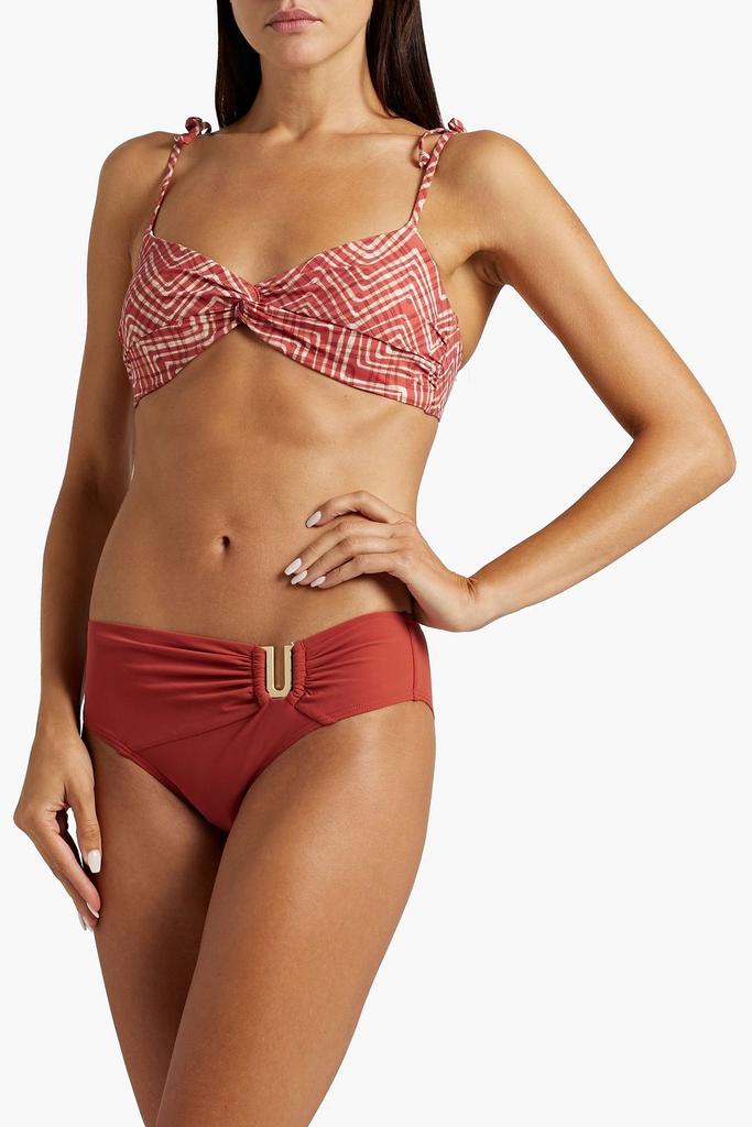 JETS AUSTRALIA by JESSIKA ALLEN Bonita twist-front printed bikini top