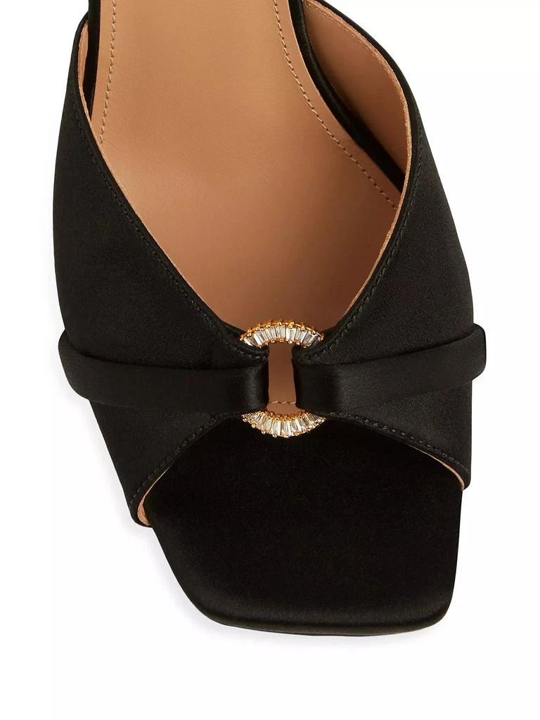 Malone Souliers Patricia 70MM Satin Heeled Sandals 5