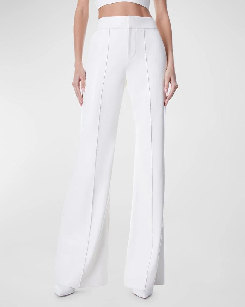 Alice + Olivia Dylan Vegan Leather Wide-Leg Pants 2