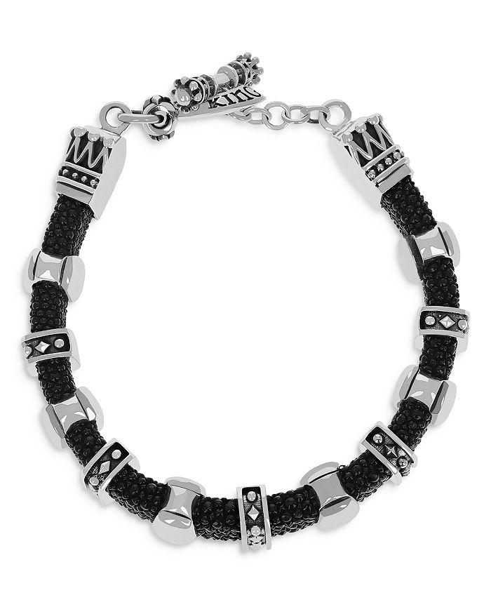 King Baby Sterling Silver 20th Anniversary Stingray Bracelet