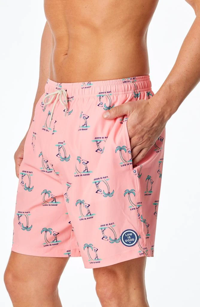 LIFE IS GOOD Jake Golf Print Boardshorts 3