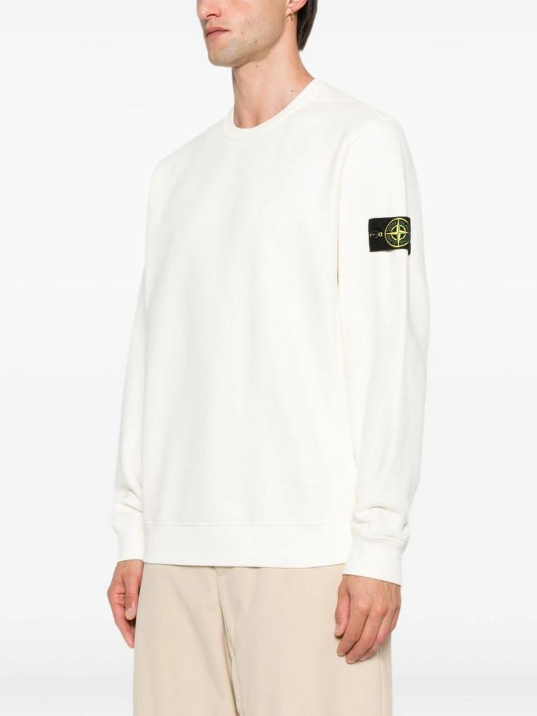 Stone Island STONE ISLAND - Logo Cotton Crewneck Sweatshirt 4