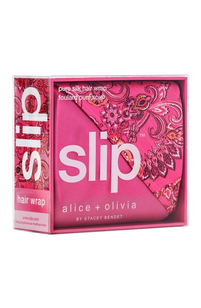 Slip x Alice + Olivia Silk Hair Wrap 3