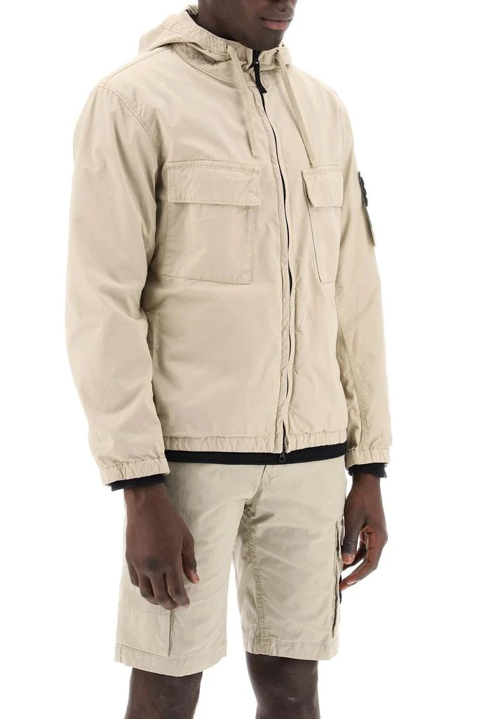 STONE ISLAND supima cotton twill stretch-tc jacket 2