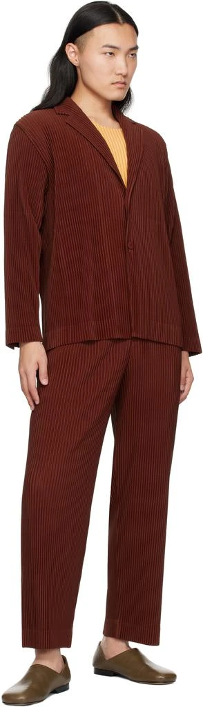 Homme Plissé Issey Miyake Red Tailored Pleats 2 Blazer 4