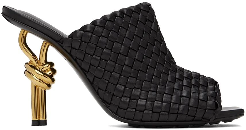 Bottega Veneta Black Knot Mules 1