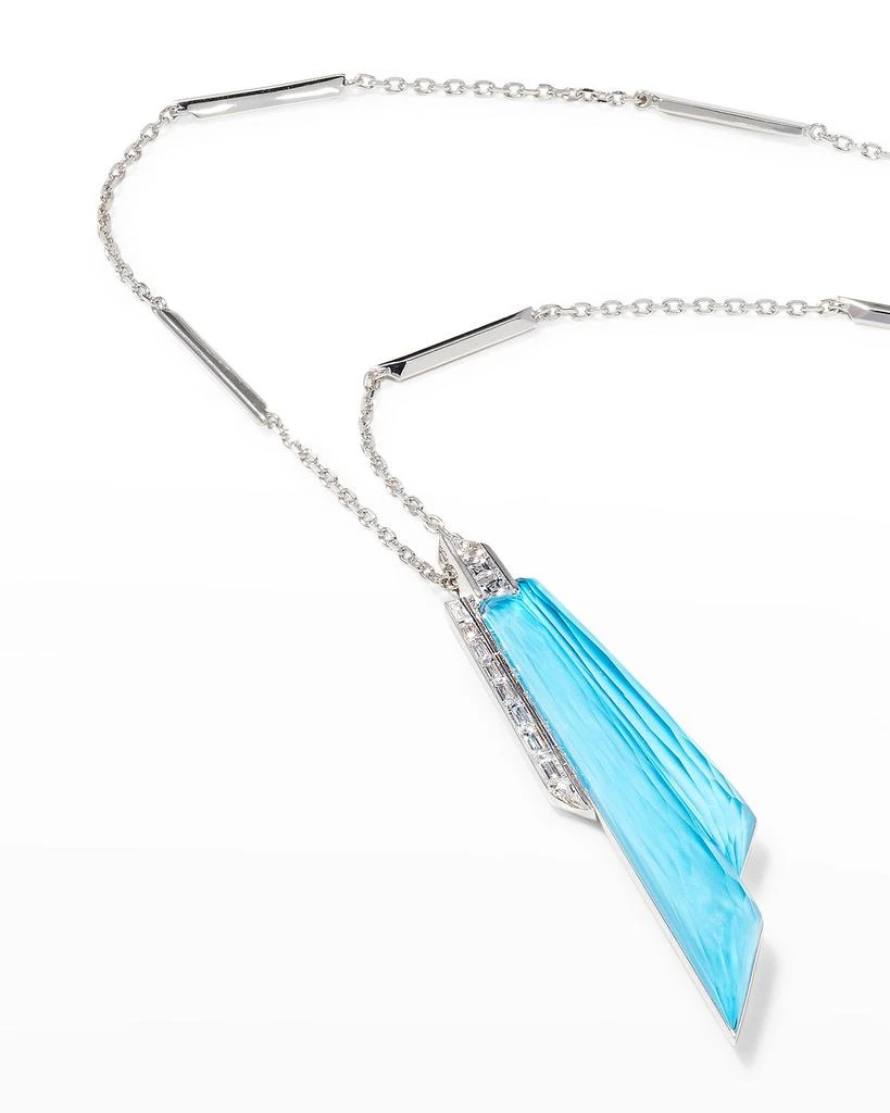 Stephen Webster Shard Pendant Necklace with Turquoise Clear Quartz 3