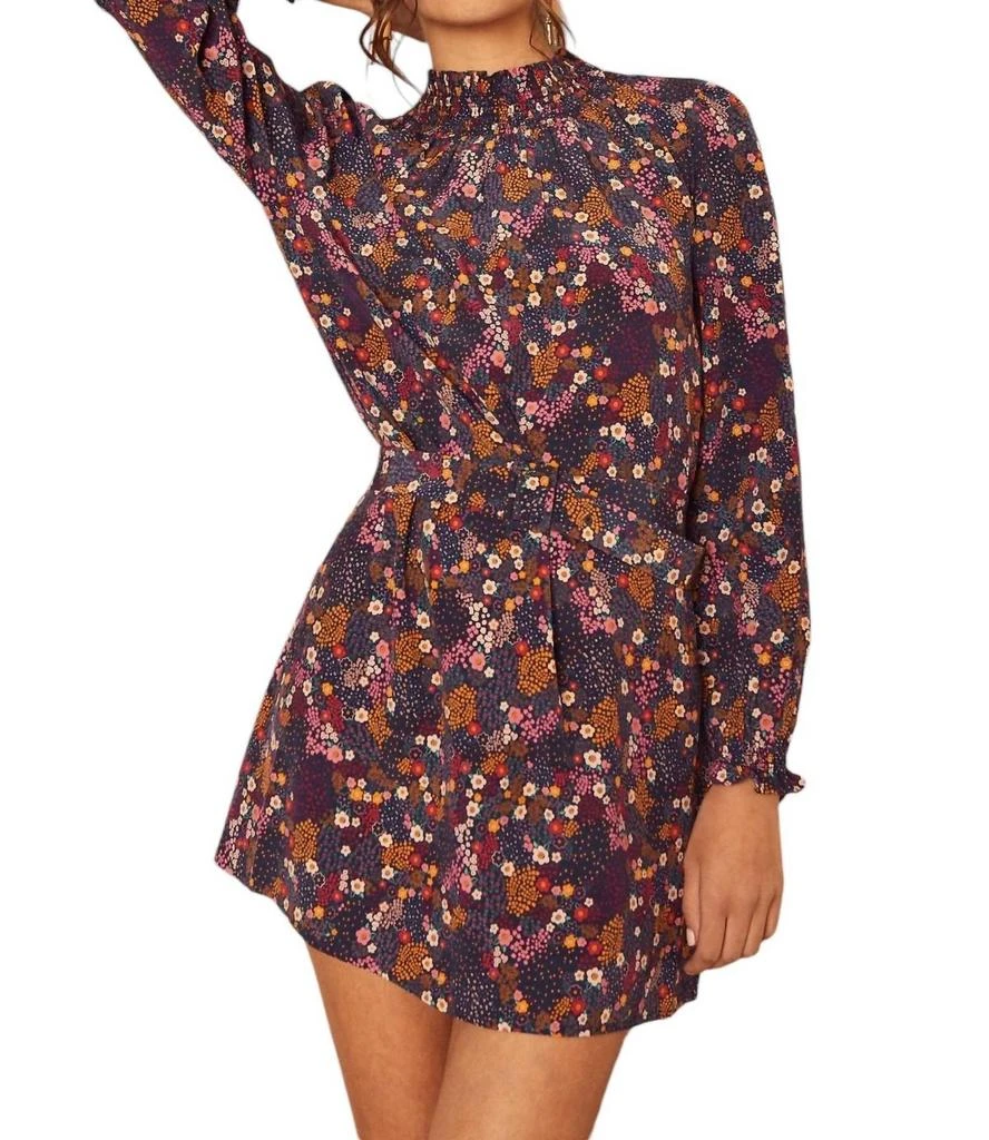 CABALLERO Creed Mini Dress In Peacock Garden 2