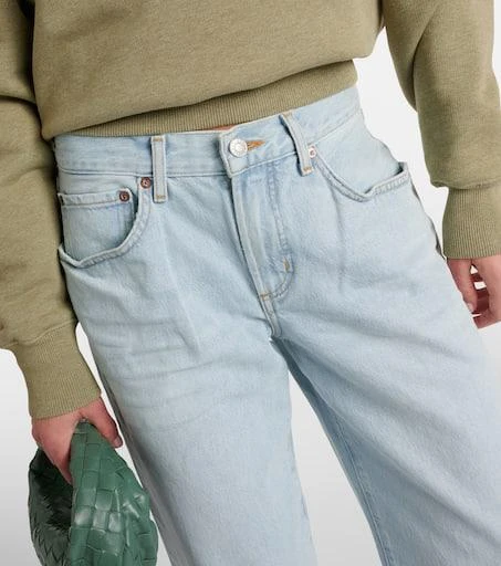 AGOLDE Fusion Jean mid-rise wide-leg jeans 4