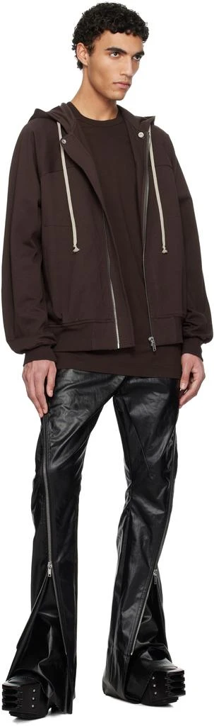 Rick Owens Brown Hollywood Windbreaker Hoodie 4