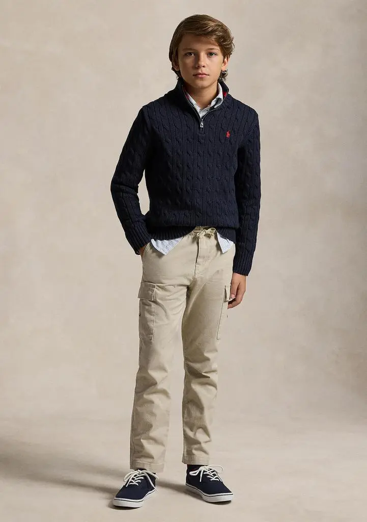 Ralph Lauren Boys 8-20 Stretch Chino Cargo Pants
