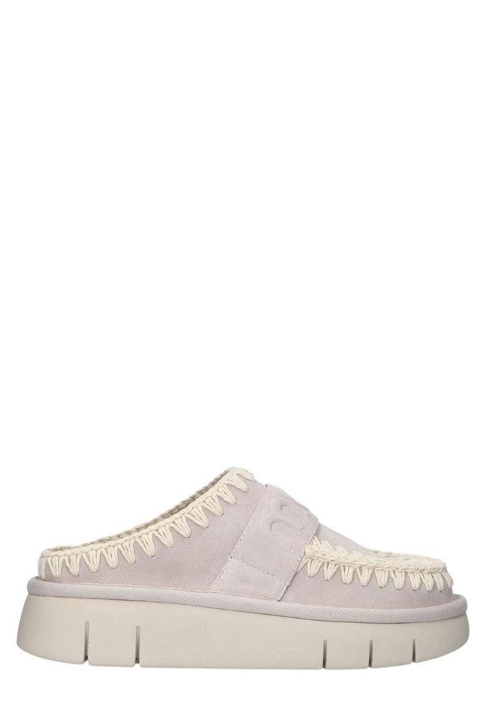 Mou Mou Logo Embossed Bounce Clogs