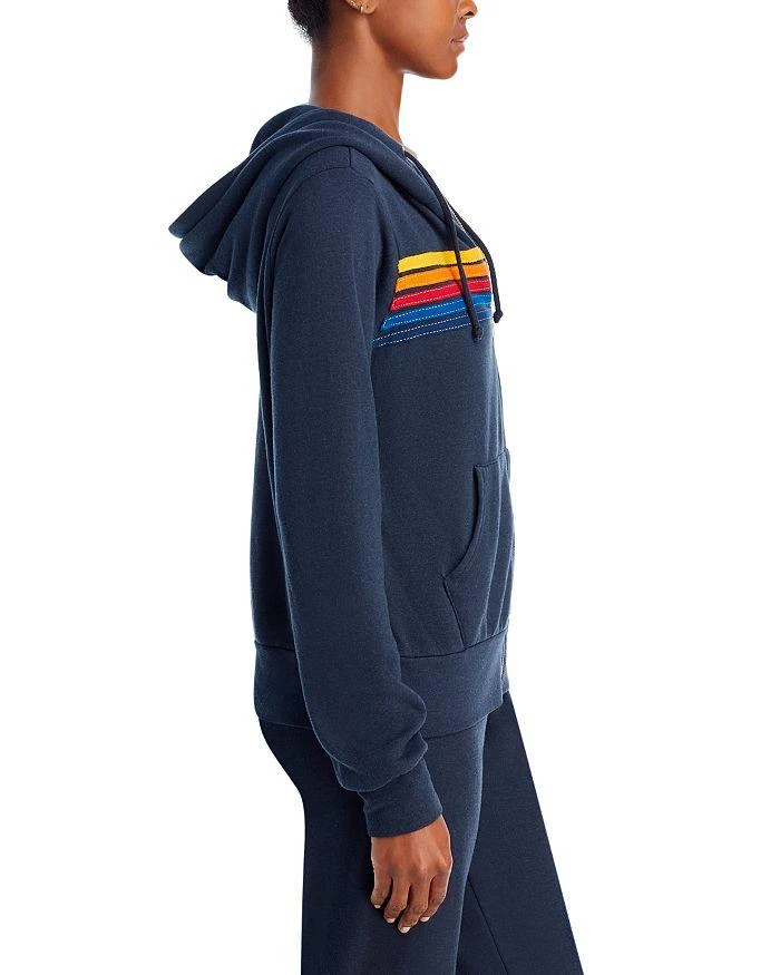 Aviator Nation Rainbow Stripe Hoodie 3