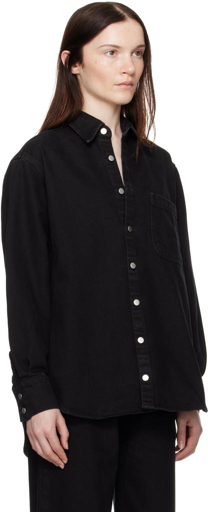 Beaufille Black Deren Denim Shirt