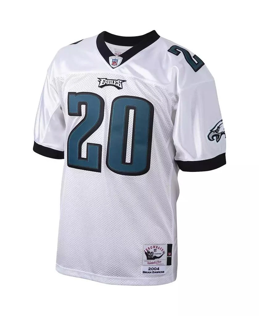 Mitchell and Ness Men's Brian Dawkins White Philadelphia Eagles 2004 Authentic Throwback Retired Player Jersey 3