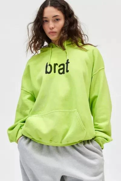 Urban Outfitters Charli XCX UO Exclusive Brat Graphic Hoodie Sweatshirt 3
