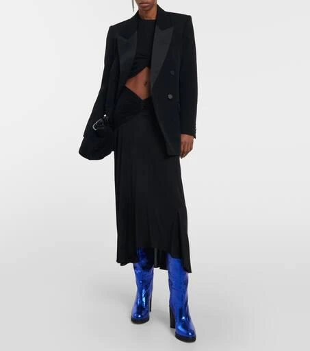 Isabel Marant Lylene metallic leather knee-high boots 2
