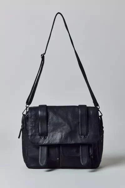 Urban Outfitters Classic Leather Messenger Bag 1