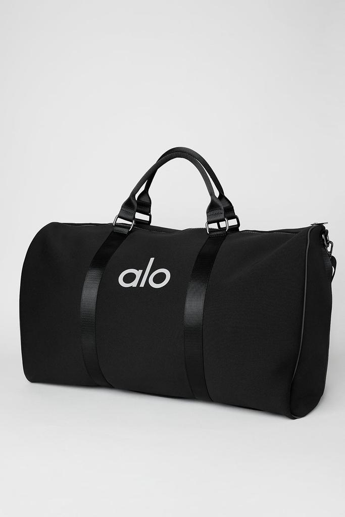 Alo Large Traverse Duffle - Black/Silver