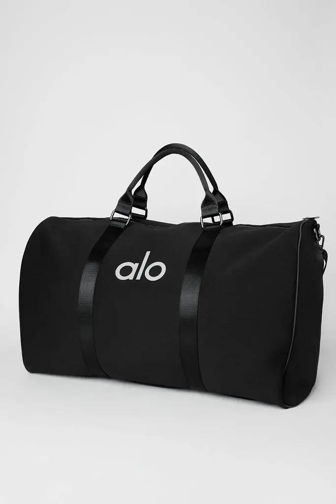 Alo Large Traverse Duffle - Black/Silver - Travel Bags - Free Shipping -  BeyondStyle