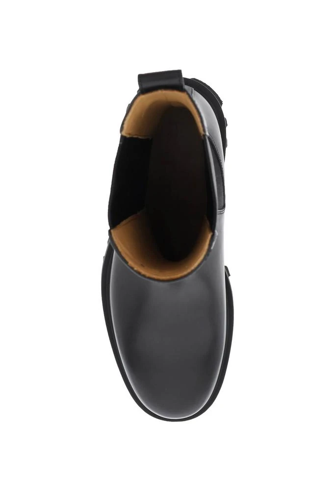 Salvatore Ferragamo leather chelsea boots 2