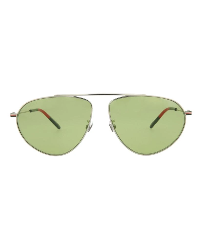 Gucci Aviator-Style Metal Sunglasses 1