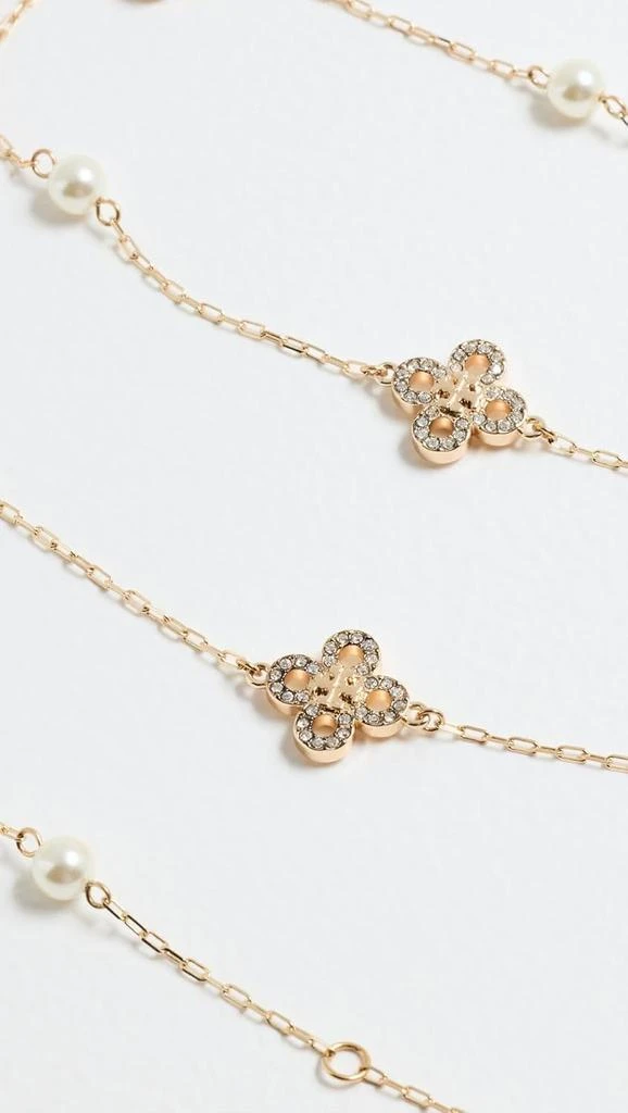 undefined Tory Burch Women
s Forget Me Not Pearl Necklace 3