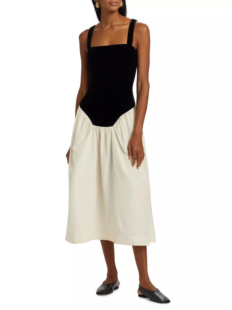 Rhode Georgina Two-Tone Dress 3