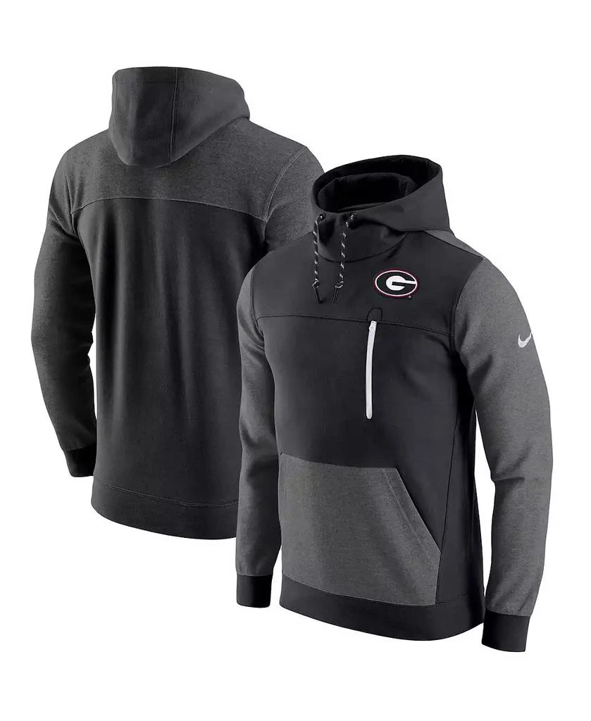 NIKE Men's Black Georgia Bulldogs AV-15 2.0 Pullover Hoodie 1