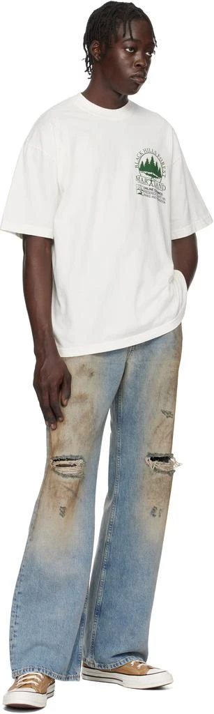 Online Ceramics Off-White The Blair Witch 'Black Hills Forest Map' T-shirt 4
