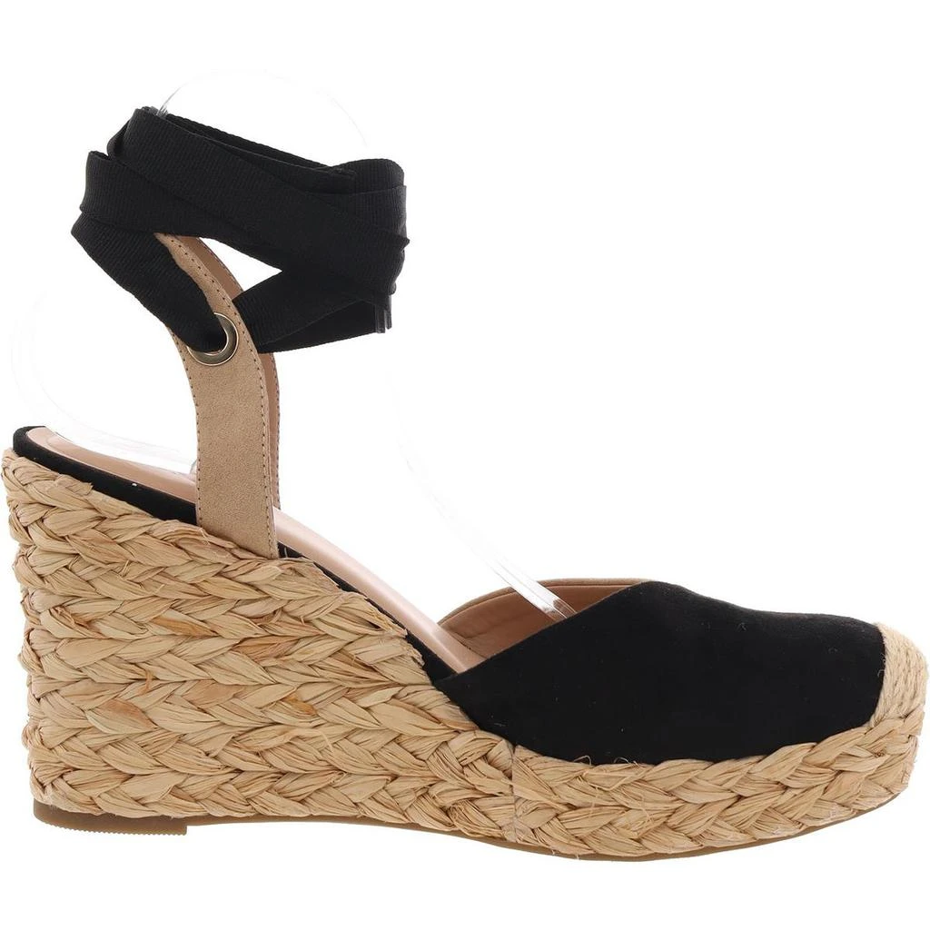 INC International Moniquee 2 Womens Faux Suede Wedge Espadrille Heels 2