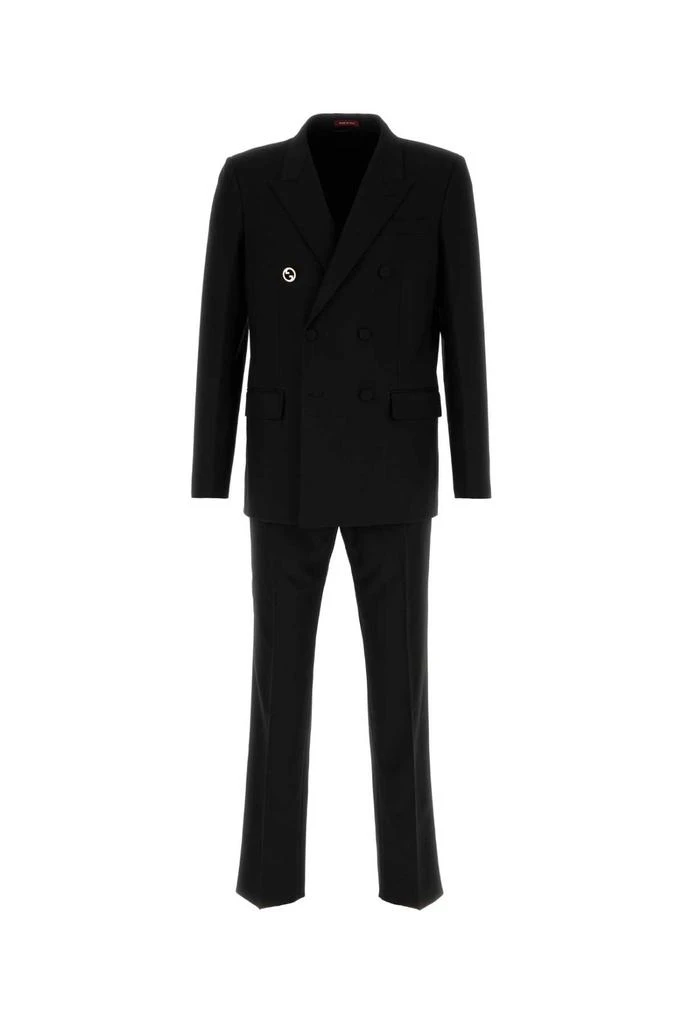 Gucci Black Wool Suit 1