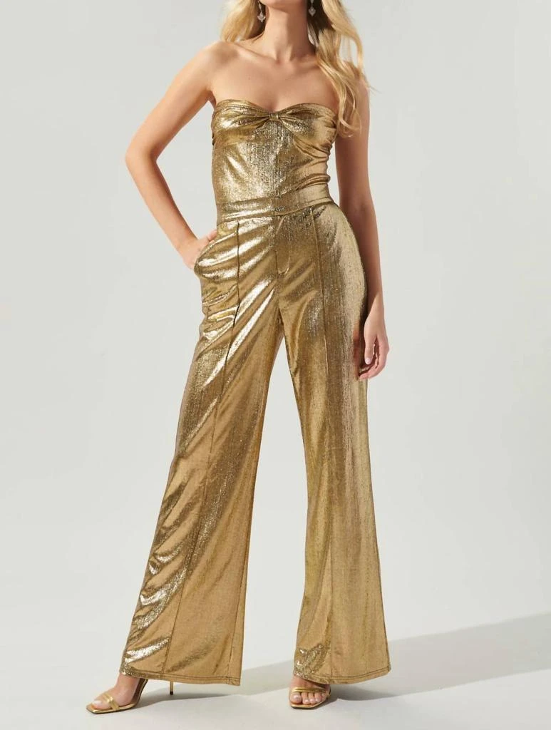 Sugarlips Sugarlips - Primadonna Pintuck Wide Leg Liquid Pants 4