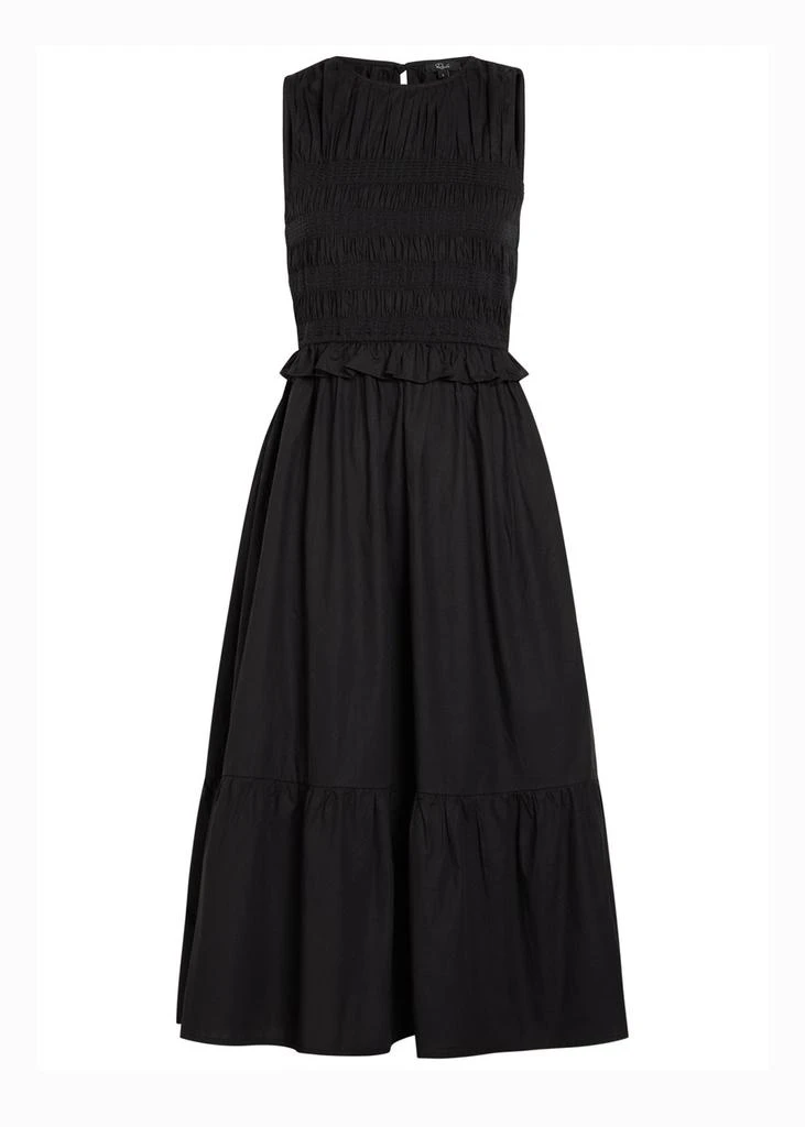 sachin and babi light blue dress Rails Fawn Embroidered Eyelet Midi Dress In Red - 40% Off
