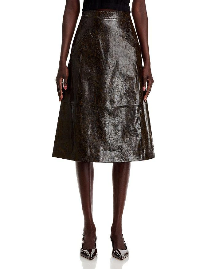 Kobi Halperin Zadie Faux Leather Skirt 7