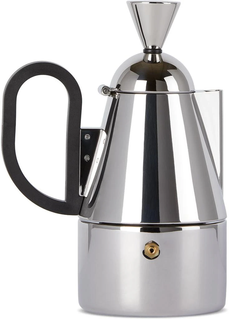 Tom Dixon Silver Brew Stove Top Coffee Maker, 200 mL