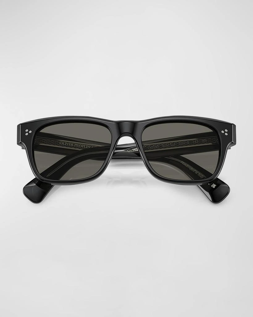 Oliver Peoples Men's Birell Sun Square Sunglasses 5
