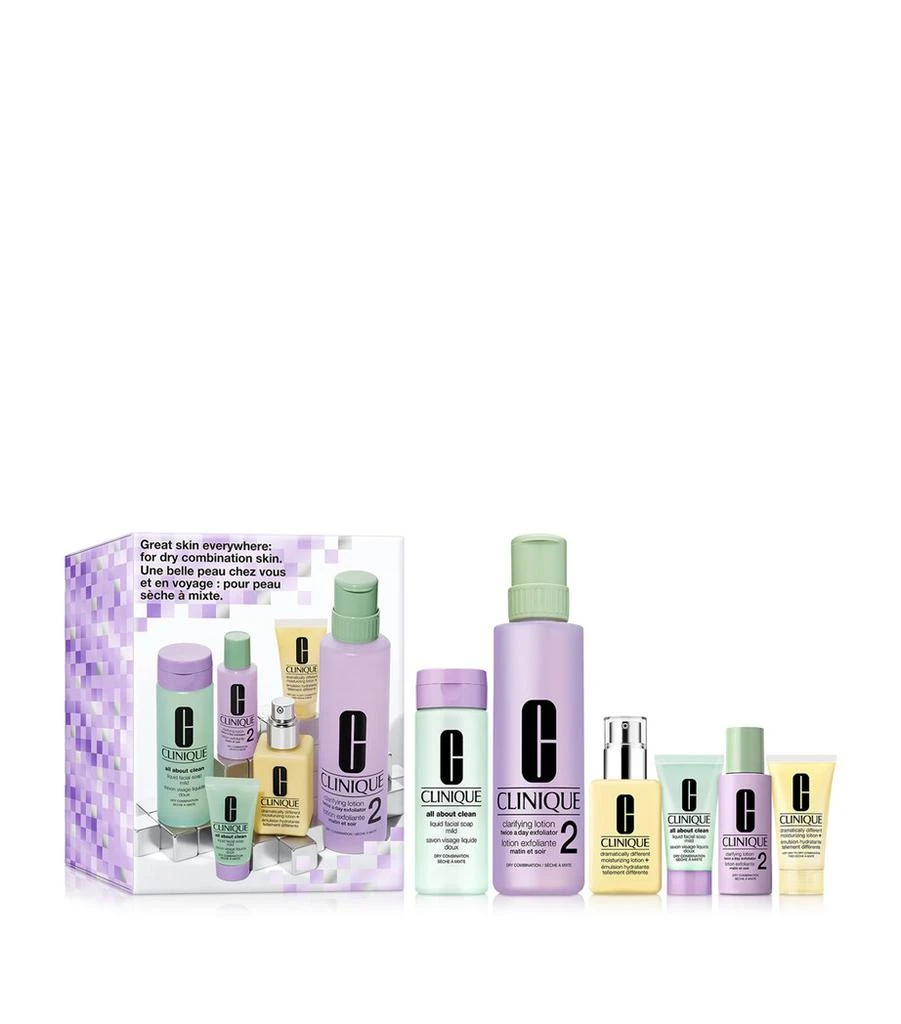 Clinique Great Skin Everywhere Gift Set: Dry Combination 1