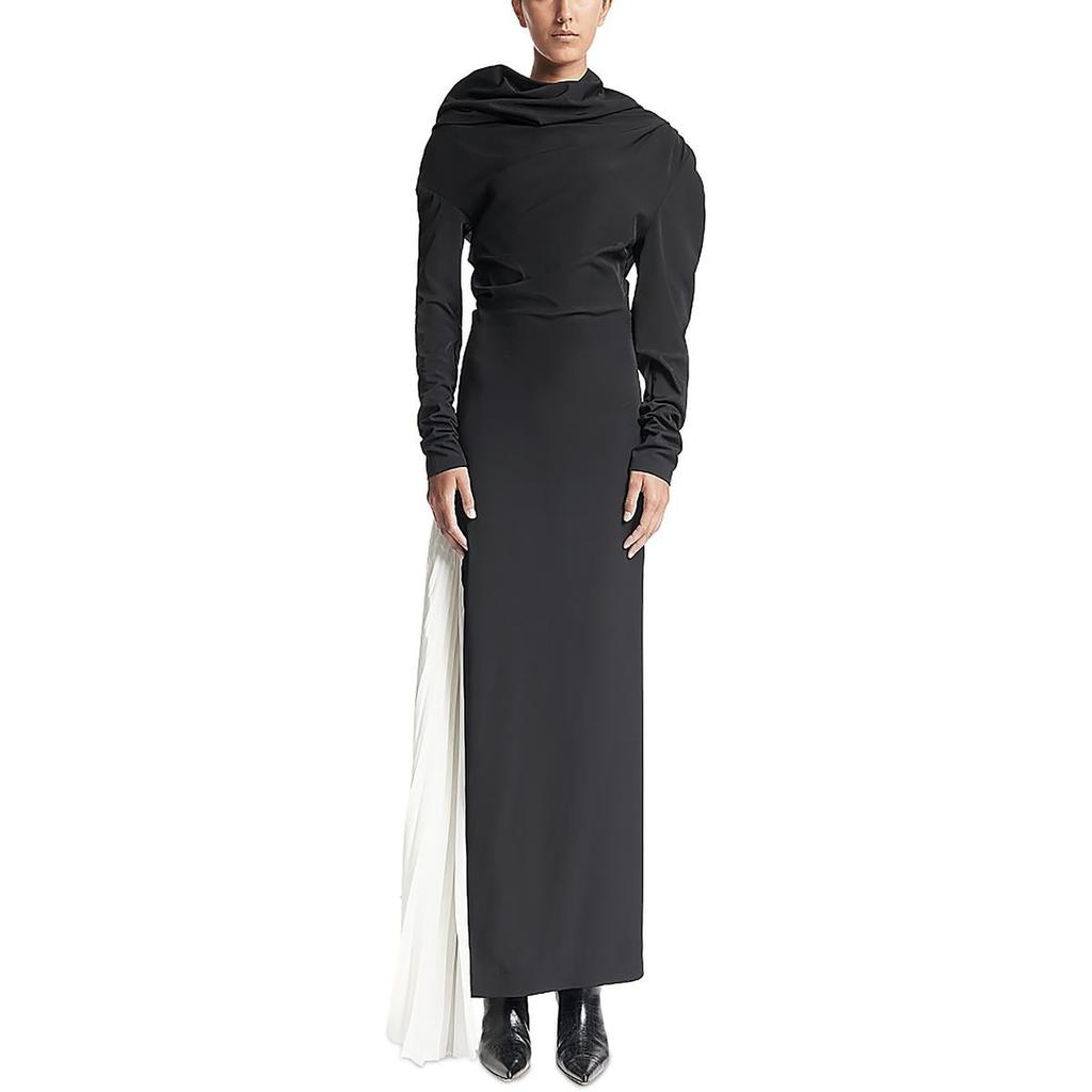 A.W.A.K.E MODE Womens Long Side-Slit Maxi Dress
