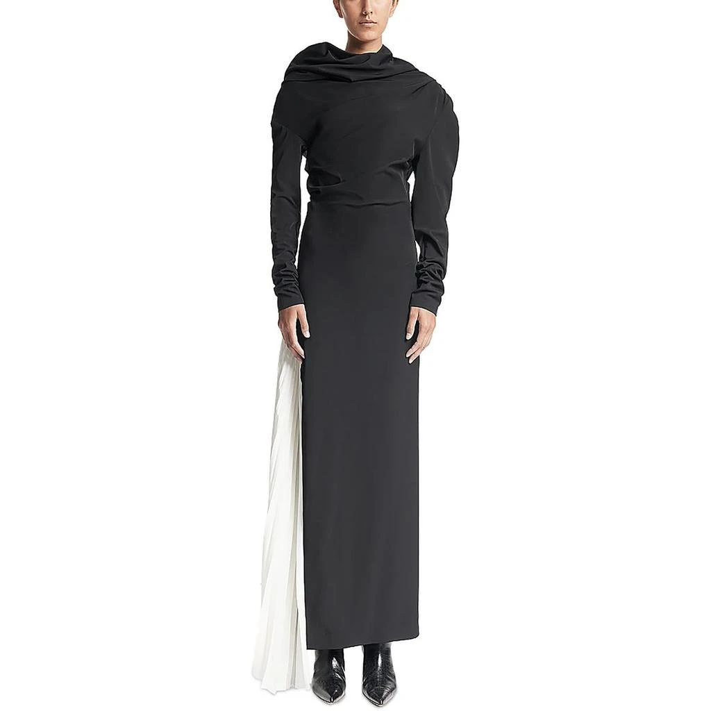 A.W.A.K.E MODE Womens Long Side-Slit Maxi Dress 1