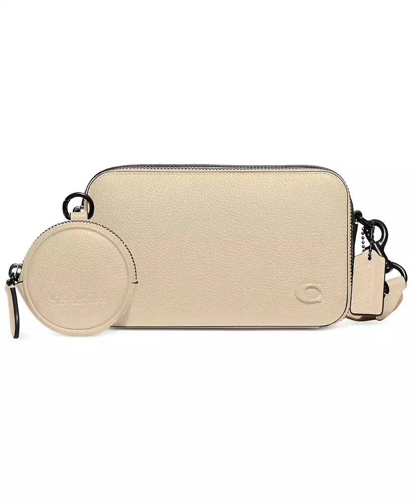 Coach Leather Charter Slim Crossbody with Adjustable Web Strap 1