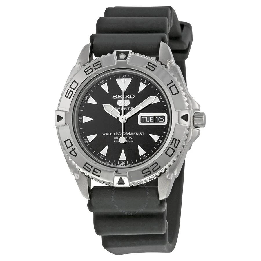 Seiko 5 Sports Automatic Black Dial Men's Watch SNZB33J2 1