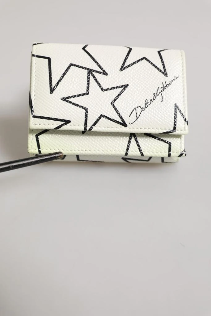 Dolce 
Gabbana Leather Trifold DG Star Print Card Holder Men
s Wallet (Pre-Owned) 2